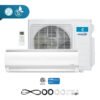 60Hz 17 SEER2 R32 cooling only & heat pump inverter split air conditioner